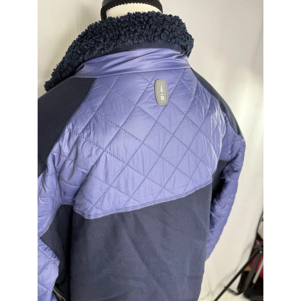 Bass Outdoor Women's Quilted-Trim Zip Bomber Jacket - Heron Multi Large NEW B47 - Picture 6 of 8